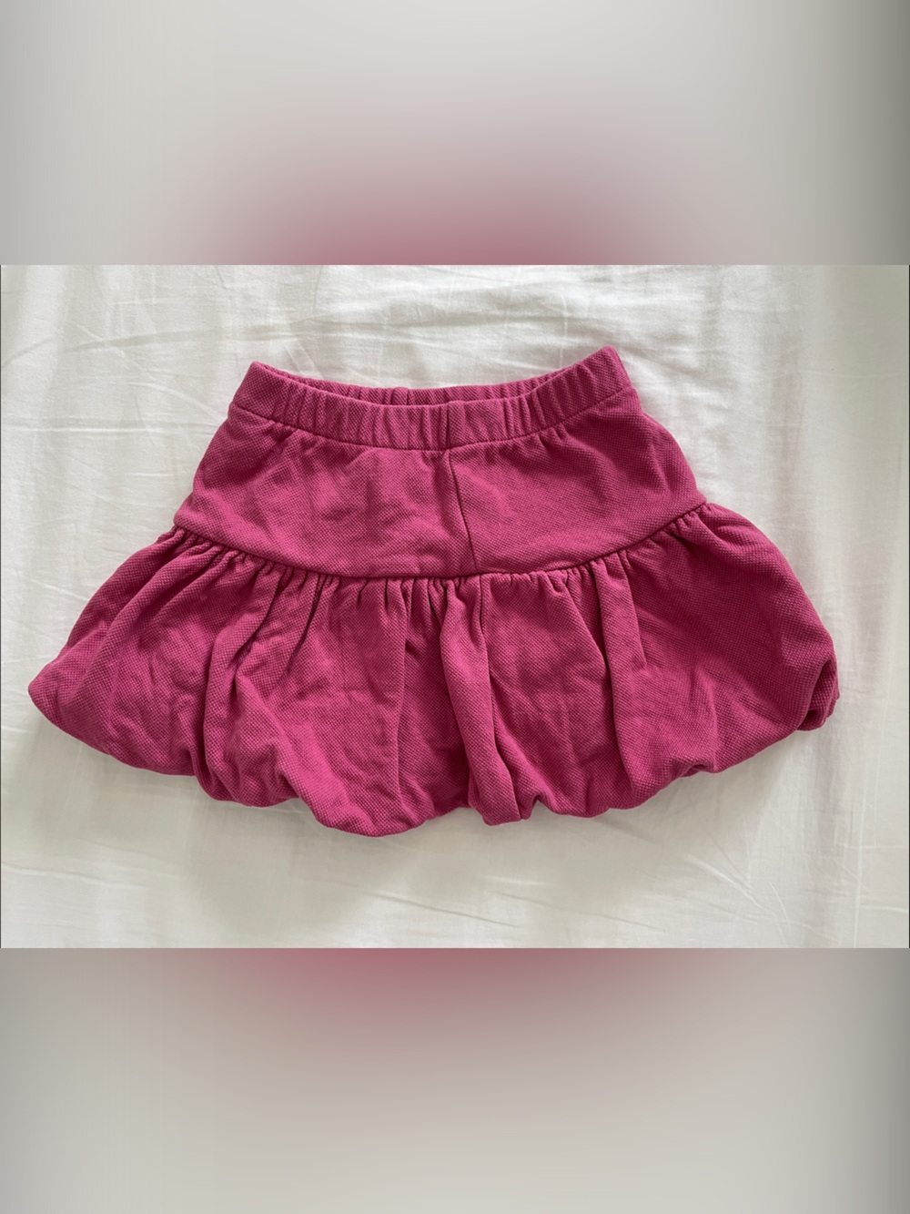 Zara Girls Pink Bubble Skirt Size 4Y